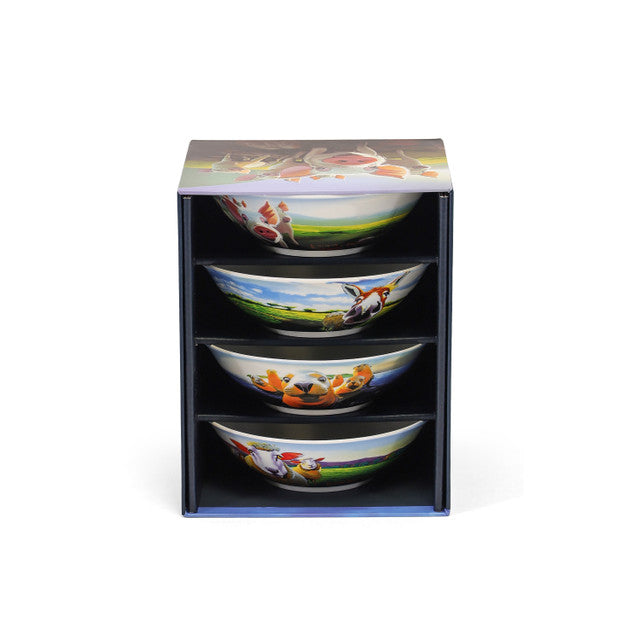 NEW Beyond The Herd Set Of Bowls